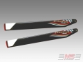 MS Composit Champion Carbon Fiber Composite Main Rotor Blades 325mm (5/2.6)