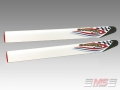 MS Composit Champion Carbon Fiber Composite Main Rotor Blades 325mm (5/2.6) - White