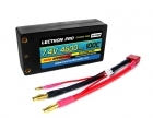 Lectron Pro 7.4V 4600mAh 100C "Shorty" Lipo Battery with 4mm Bullet Connectors for 1/10 Scale Cars & Trucks