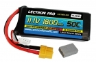 Lectron Pro 11.1V 1800mAh 50C Lipo Battery with XT60 Connector <b>+ CSRC adapter for XT60 batteries to popular RC vehicles</b>