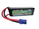 Lectron Pro 14.8V 5200mAh 100C Lipo Battery with EC5 Connector