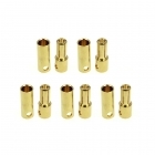 Bullet Connectors - 5mm - (5) Male, (5) Female