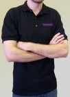 CSRC Logo Polo Shirt - Black