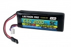 Lectron Pro 6.6V 2000mAh 5C LiFe Receiver Flat Pack Battery with Servo Connector