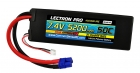 Lectron Pro 7.4V 5200mAh 50C Lipo Battery with EC3 Connector for 1/10th Scale Cars & Trucks - Losi, ECX
