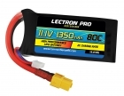 Lectron Pro 11.1V 1350mAh 80C Lipo Battery with XT60 Connector for FPV Racers