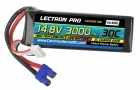 Lectron Pro 14.8V 3000mAh 30C Lipo Battery with EC3 Connector for EDF Jets, Quads etc.
