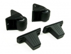 Set of (2) Casters for Aluminum Cases