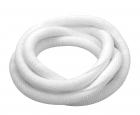 5/16 Woven Split Tube Cable Wrap - White - 3 ft pack